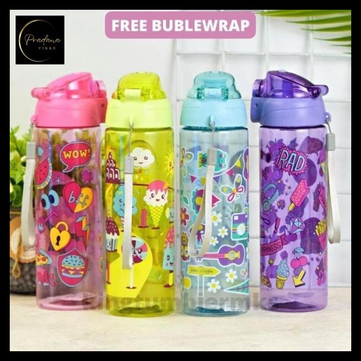 pradanavikke Botol Minum Anak Smiggle Colorful Karakter Botol MInum Smiggle Warna.