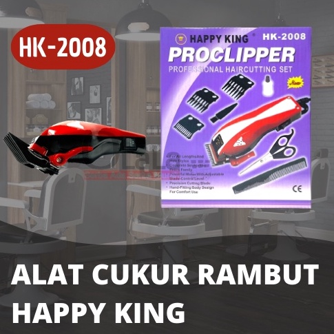 86 MESIN ALAT CUKUR RAMBUT PRIA PROCLIPPER HAPPY KING MURAH HK-2008 y9ah7