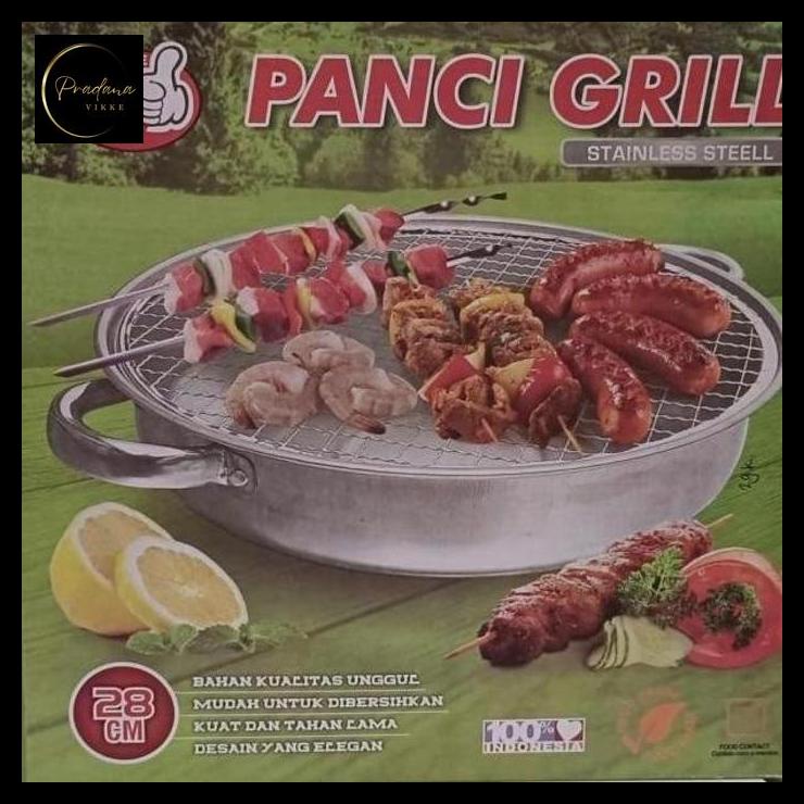 pradanavikke ALAT PANGGANG / ALAT PANGGANG SERBAGUNA PANCI GRILL GSE STAINLESS STEL