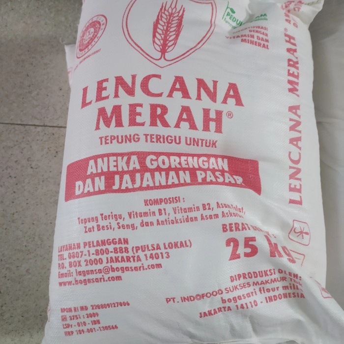 Terigu Lm Tepung Lencana Merah Perkarung