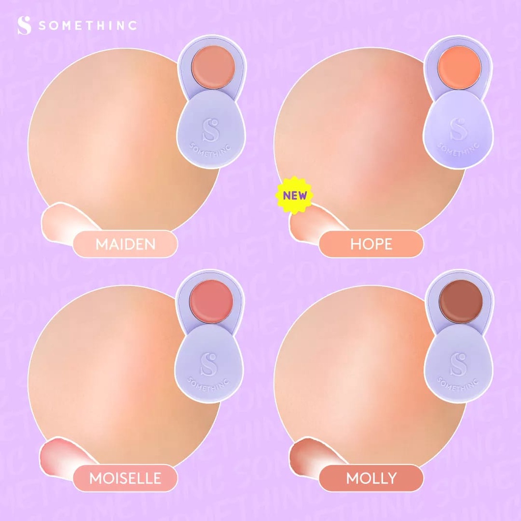 Somethinc Tamago Airy Blush - Blush On Wajah