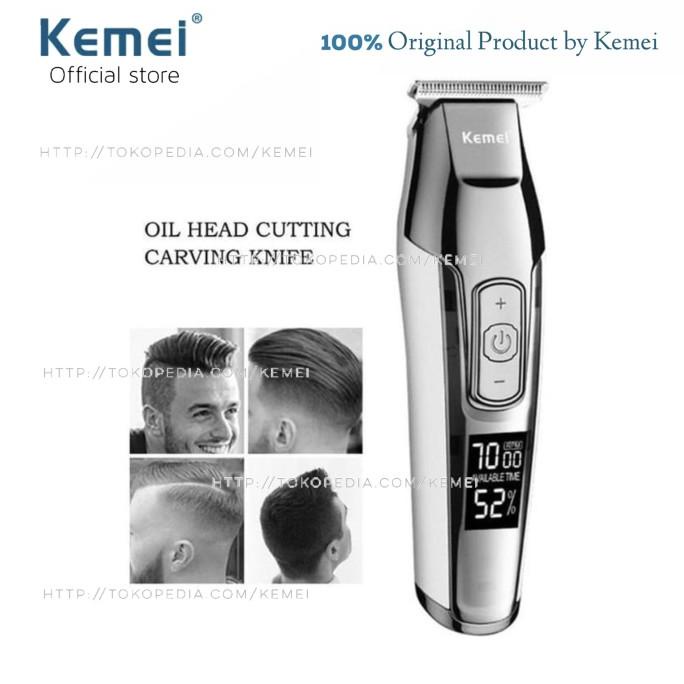 Alat Cukur Rambut Kemei Km-5027 Cukuran Hair Clipper Detailer 5027