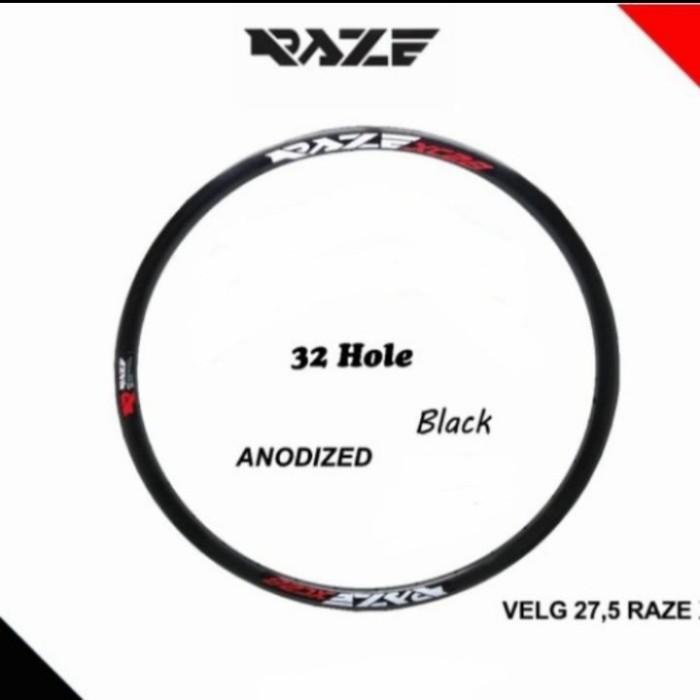 Terlaris Velg/Rims Sepeda 27.5 Mtb Raze Xc28 Alloy Double Wall Discbrake 32H