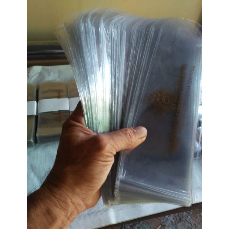 

70 PLASTIK SAMPUL COVER STNK BAHAN Tebal PVC 0.10mm 98