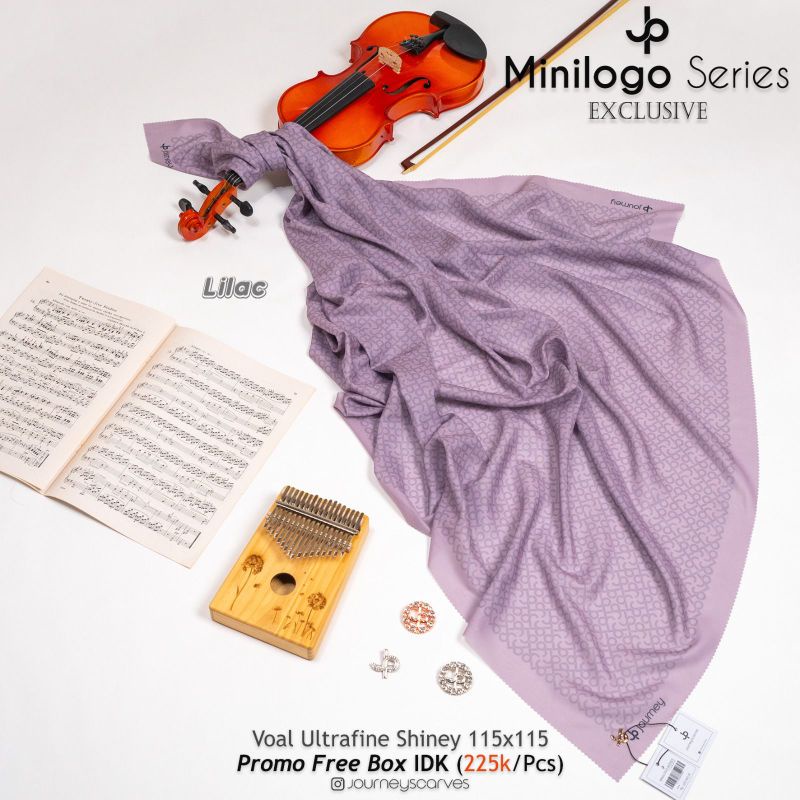 Journey Scarves Mini Logo (Lilac)