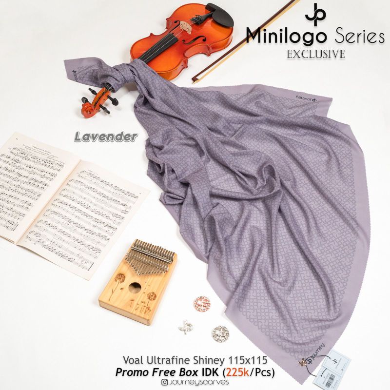 Journey Scarves Mini Logo (Lavender)