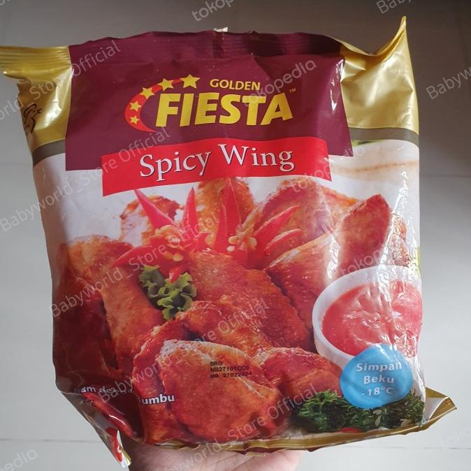 

:0:0:0] Fiesta Golden Spicy Wing ayam bumbu 500gr ( GOJEK ONLY )