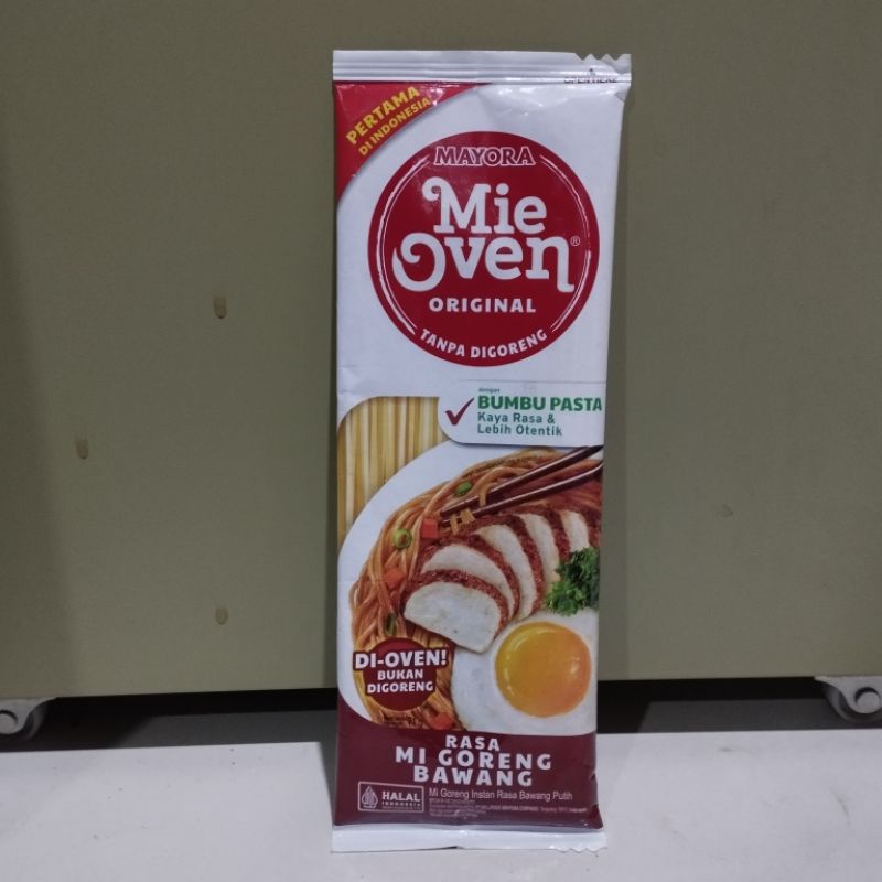 

Mie Oven Original Tanpa Digoreng Rasa Mi Goreng Bawang