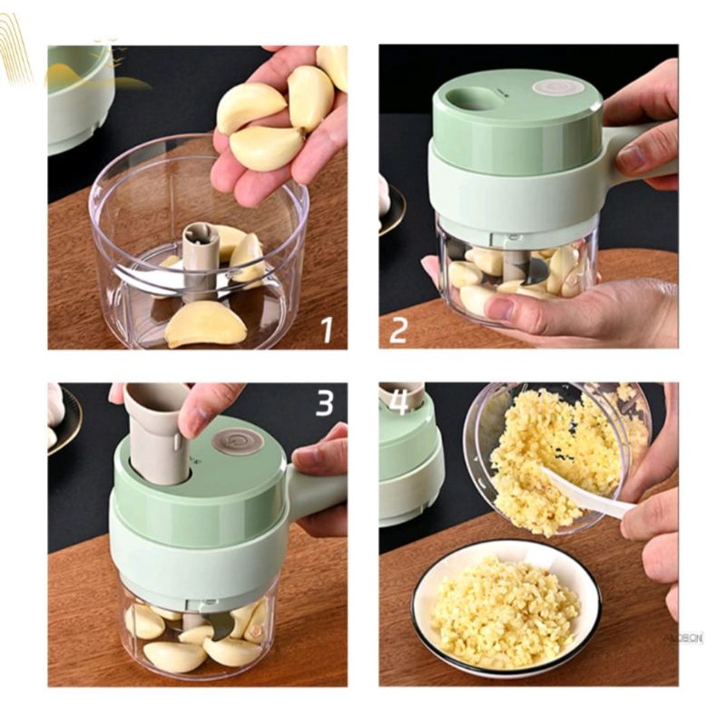 Food Chopper  Electric 4 in 1 Blender Penggiling Bumbu