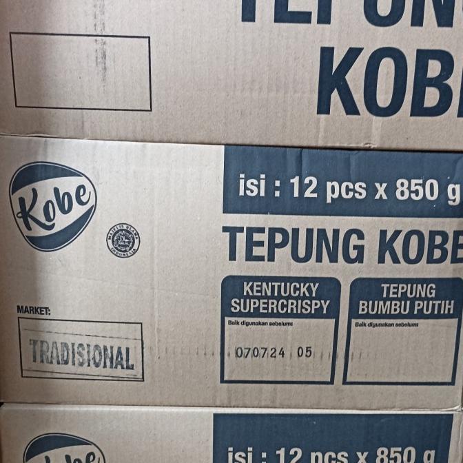 

~^~^~^] KOBE Tepung Bumbu Kentucky Super Crispy 850g 1 karton