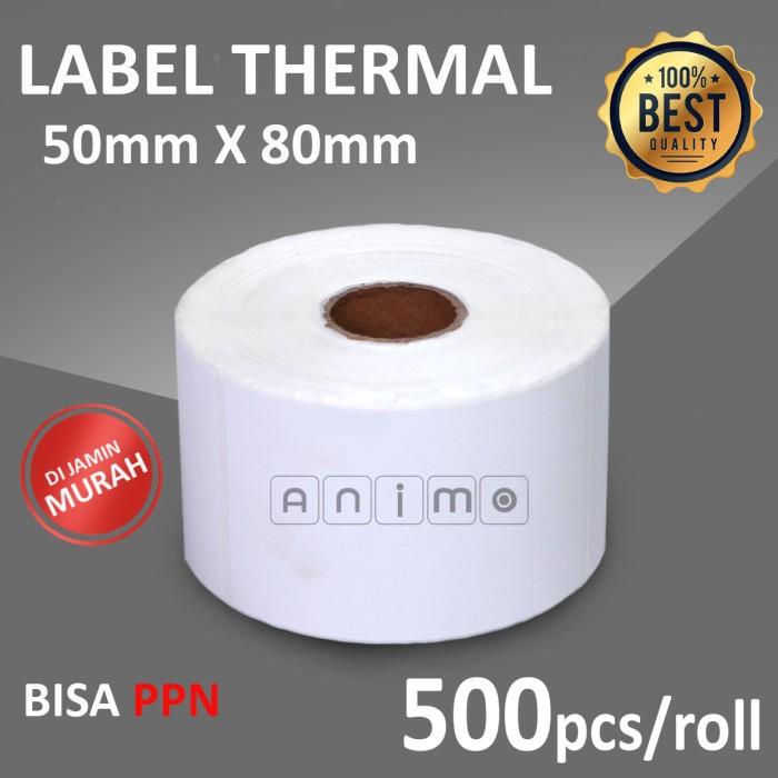 

Terlaris Label Thermal - Stiker Thermal - Resi Barcode 50 X 80 Mm = 500 Pcs
