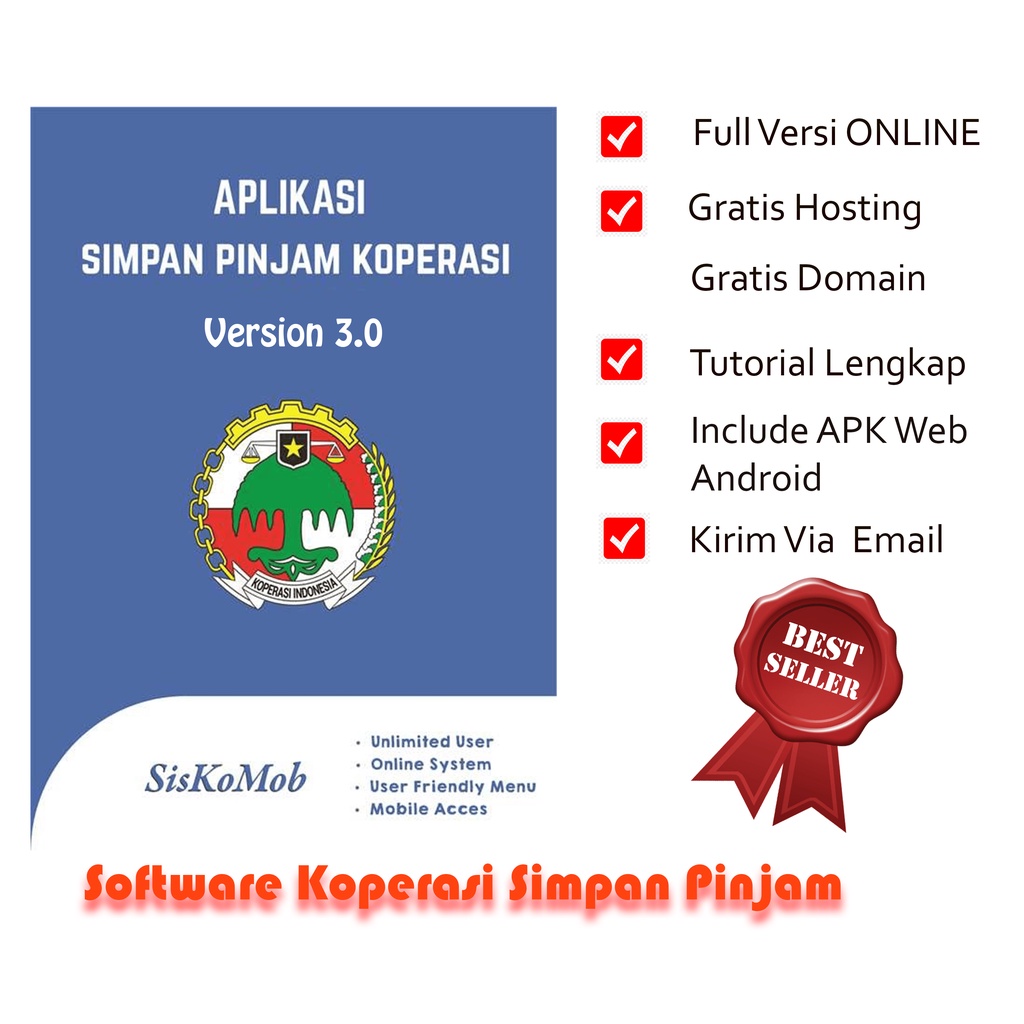 Software | Aplikasi Koperasi Simpan Pinjam ONLINE Versi 3.0 Terbaru