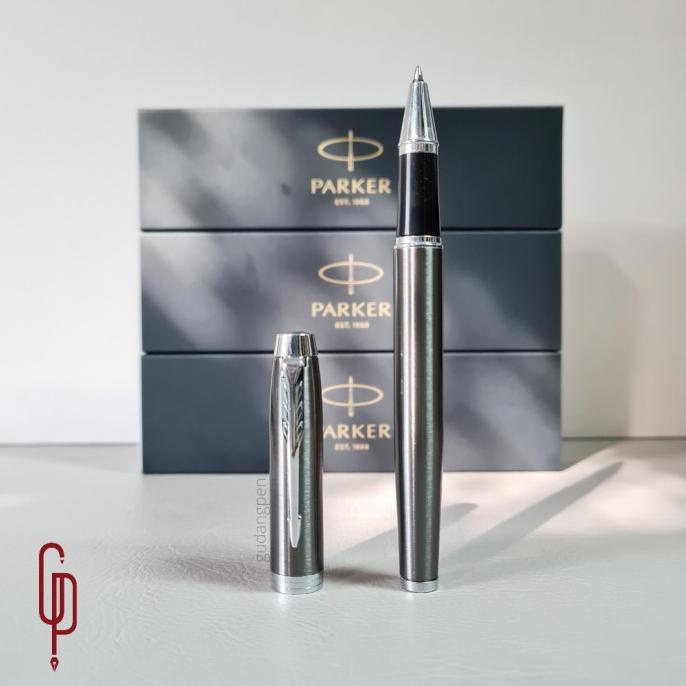 

Pulpen Parker IM New Dark Expresso Chrome Trim ( Klip Putih ) RB ---NEW READY---