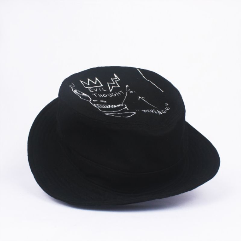 Bucket Hat JMB Black SM Second Murah Original