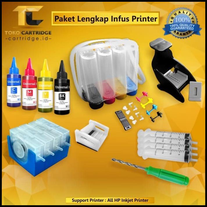 Paket Lengkap Infus Printer HP 2135 1115 1112 2767 1515 1510 2050 1050