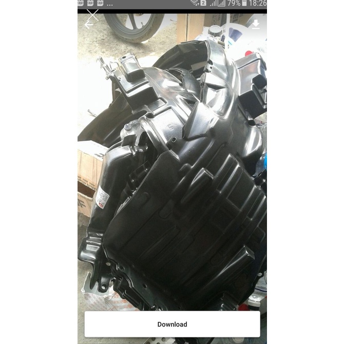 Liner Fender Tutup Atas Ban Avanza Veloz