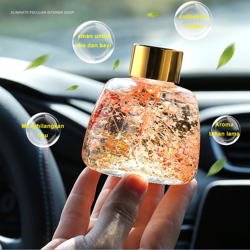 Holiven Aromaterapi Minyak Esensial Ornamen untuk Mobil wangi Bunga Parfum Mobil Penghilang Bau Mobil 120ml