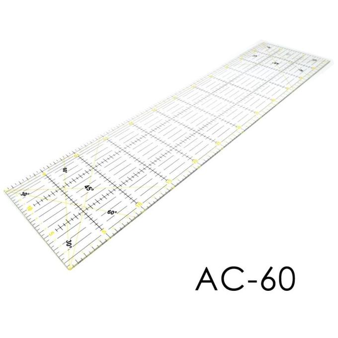 

FREYA Quilting Ruler 15x60cm - Penggaris Jahit Quilting AC-60