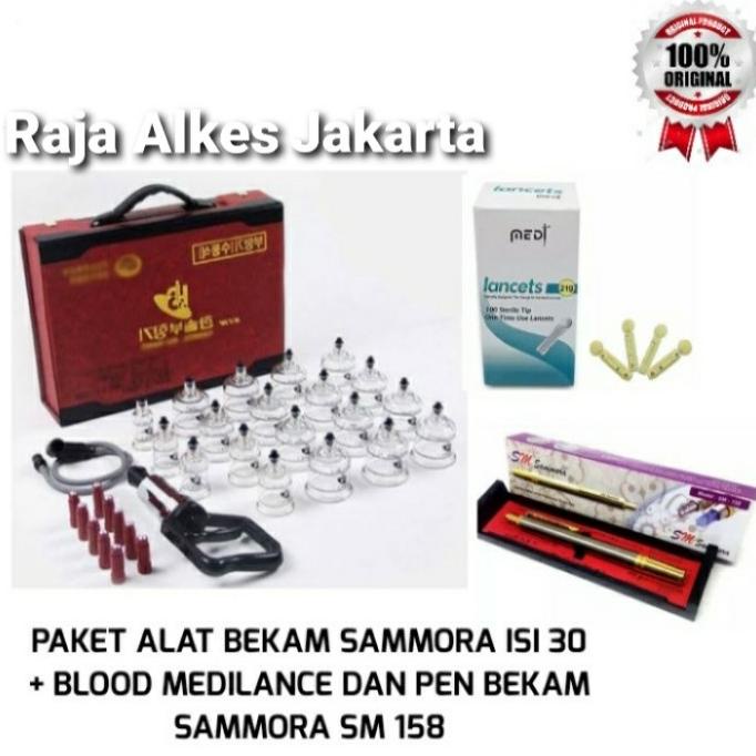 Sammora 19 Premium Kop Angin Lengkap/Alat Terapi Bekam Sammora 19