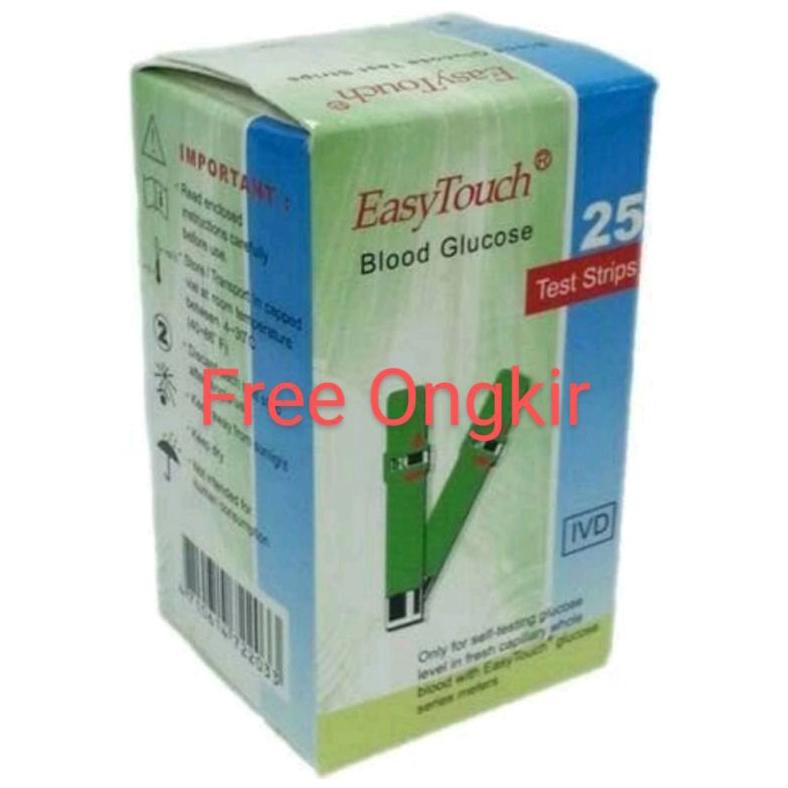 Sale 7.7 Free Ongkir Strip gula darah easy touch / strip glucose easy touch / alat cek gula darah / alat tes gula darah