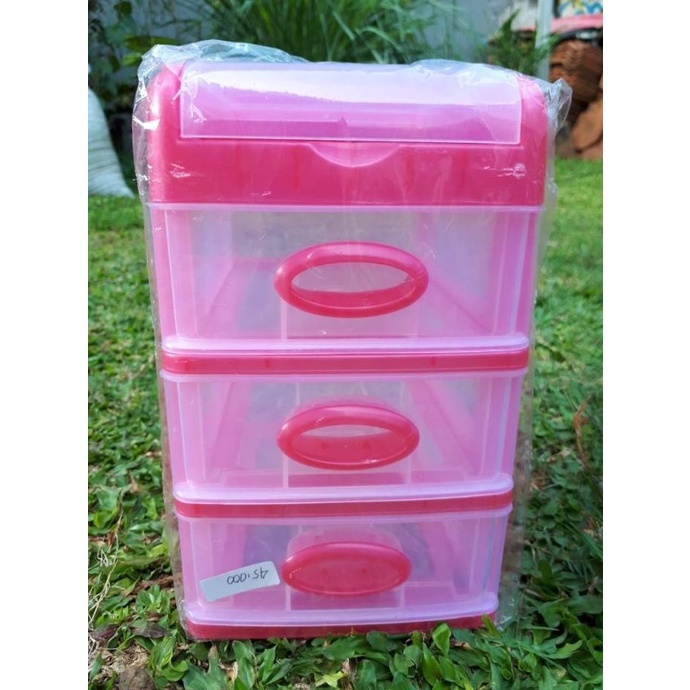 Bonus Mini Gold Barang Terupdate Shinpo Mini Container / Laci Mini 3 Susun