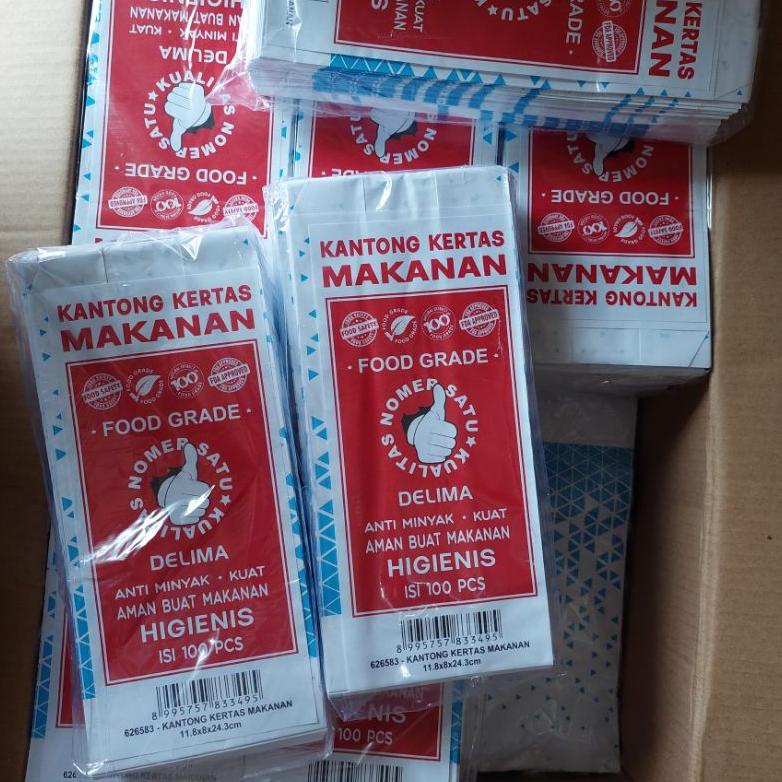 

Diskon Kantong Kertas Paper Bag Warna Putih Food Grade Roti Kue Medium M23Y