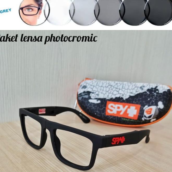 Kacamata Minus Frame Kacamata Pria Frame Besar Lensa Photocromic