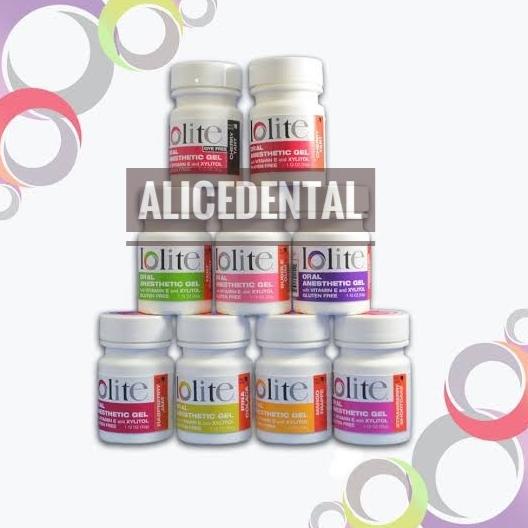 Lolite gel iolite topikal anastesi dental anestesi topical anesthetic