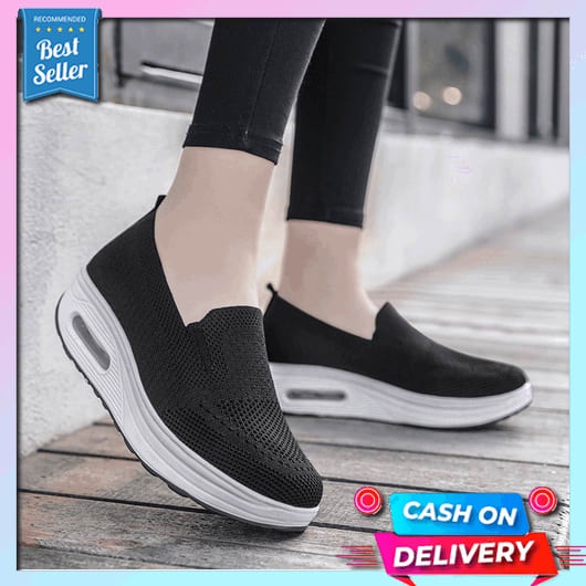 Sepatu Wanita Terbaru 2023 Simpel Dewasa Remaja Skecher Awet Original Cewek Slip On Kekinian Sport O