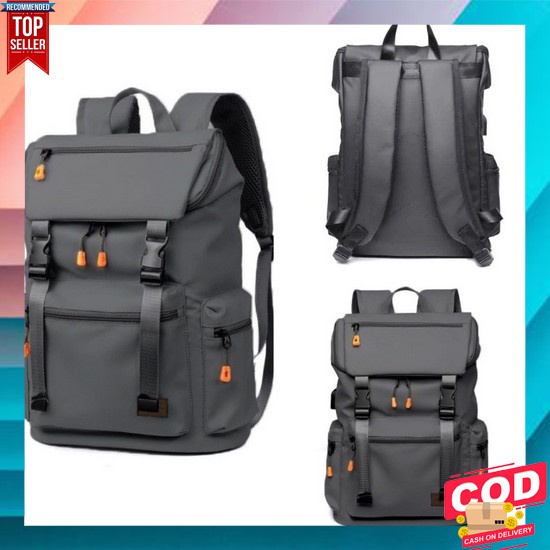 (Free Power Bank)Tas Ransel Polo Milano Original Pria Model Terbaru 2022 Jumbo/Tas Polo Gendong Pria