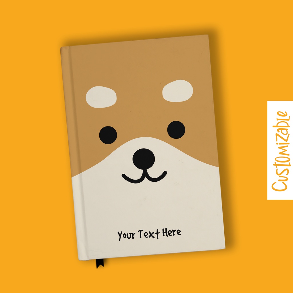 

Buku Catatan Notebook Cute Dog 1 Shiba Inu Custom Nama Agenda Jurnal Diary Hardcover A5 A6
