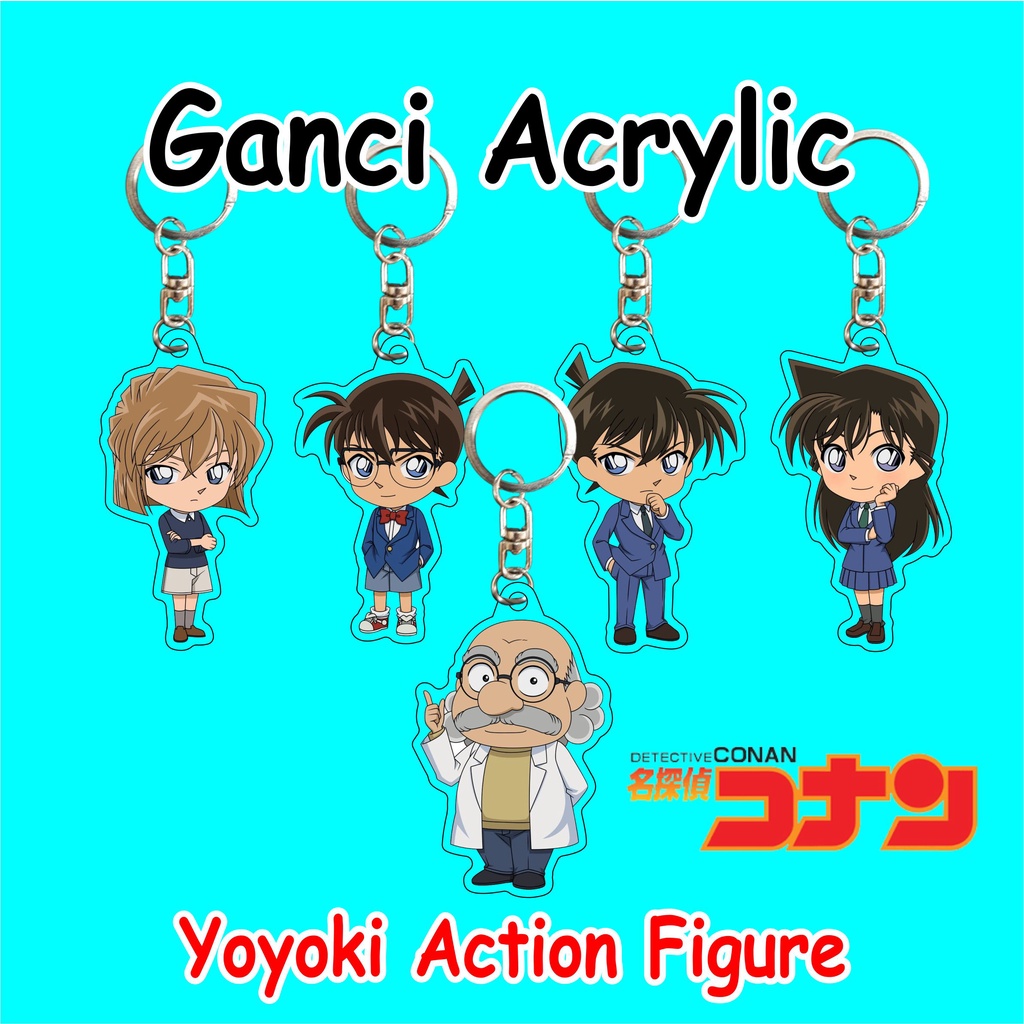 Gantungan Kunci Acrylic Detektif Conan