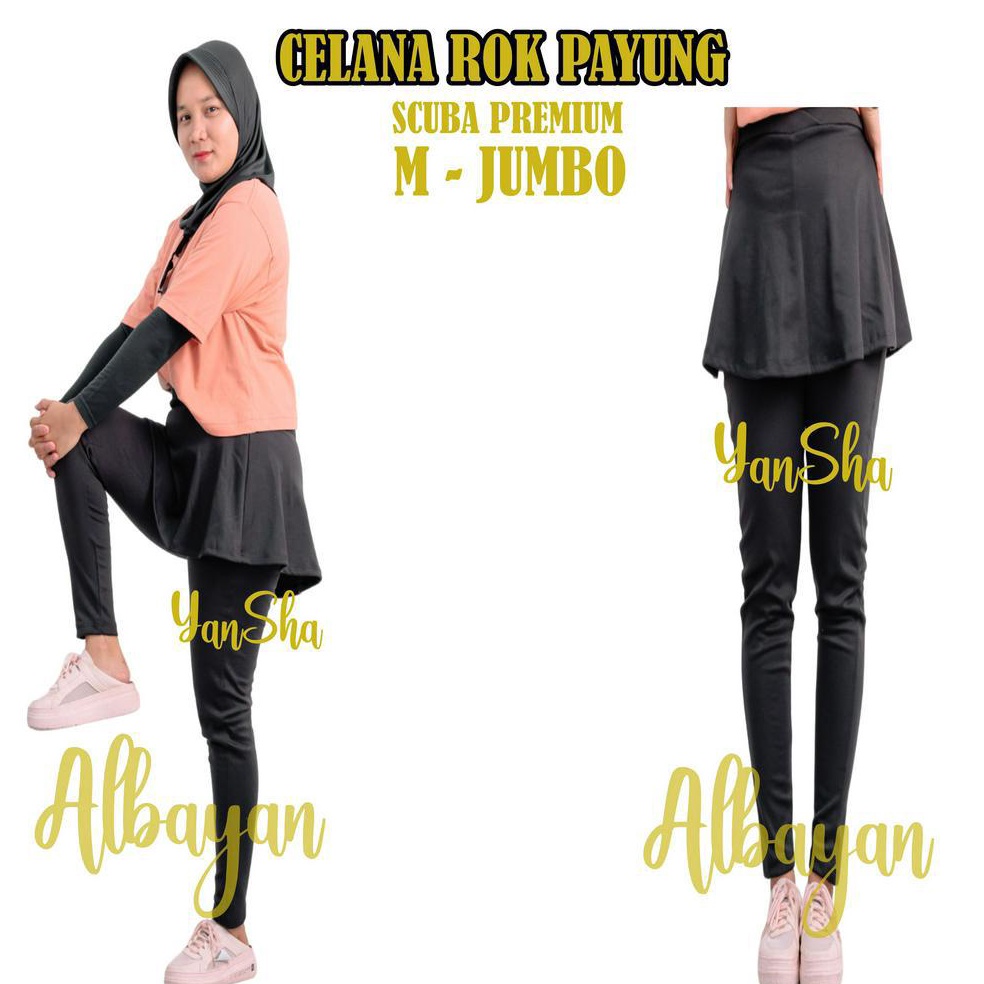 TERBAIK CBROK PAYUNG/CELANA ROK SENAM LAGING PAYUNG