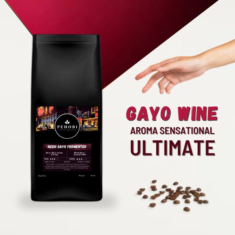 

Harga murah PEHOBI Kopi Arabika Aceh Gayo Fermented / Wine 250 Gram BWW