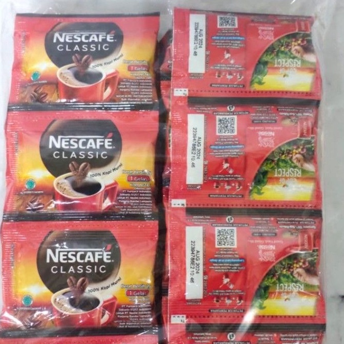 

Model baru Nescafe Classic Sachet 2gr / 1 pack isi 60 sachet 85