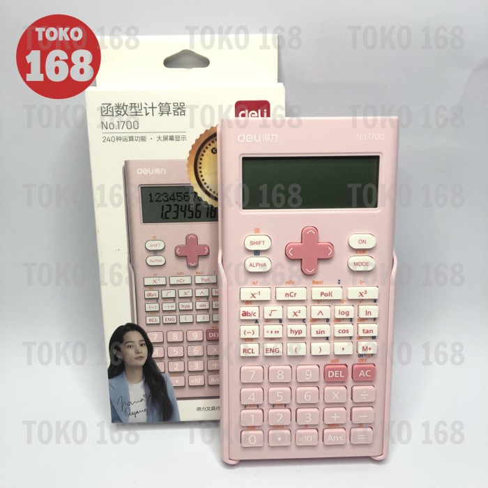 

Terlaris Deli Scientific Calculator/Kalkulator Ilmiah/Sekolah 1700 (Pcs)