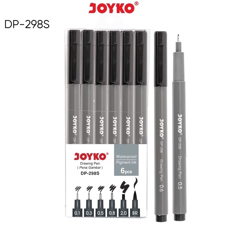 

be❃Harga Termurah☍ (PERSET)Drawing Pen Pena Gambar Joyko DP-298S A36
