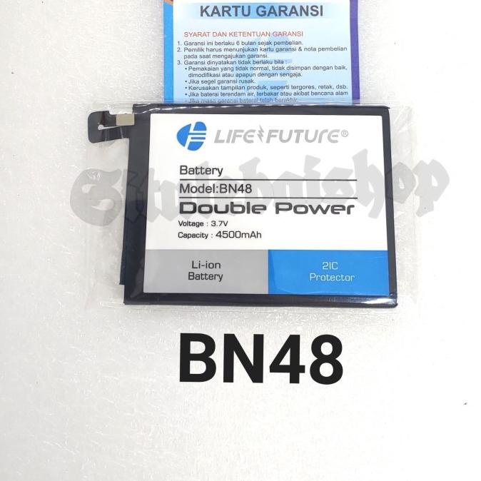 BATERAI XIAOMI REDMI NOTE 6 PRO BN48 BN 48 DOUBLE POWER IC LF BATTERY