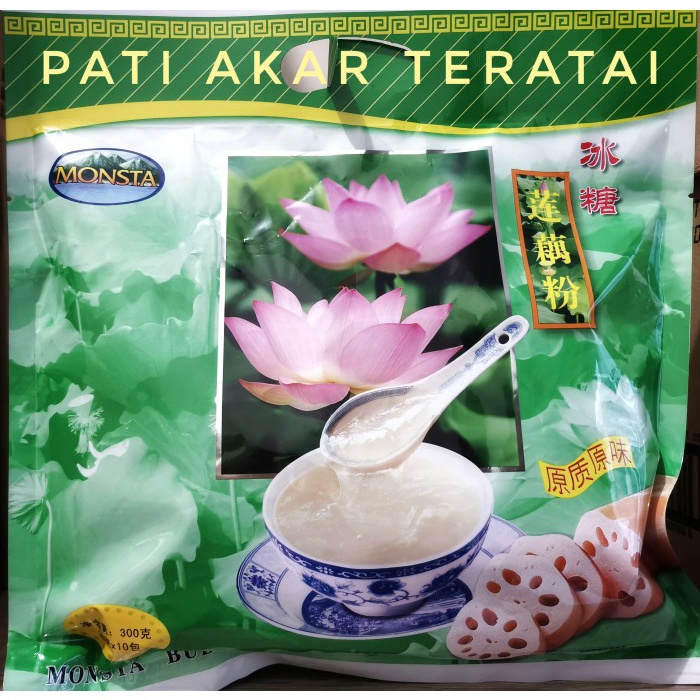 

Monsta Lotus Root Starch Minuman Pati Akar Teratai Serbuk Akar Teratai