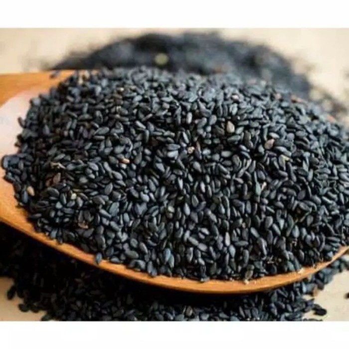 

BIJI WIJEN HITAM MENTAH / RAW BLACK SESAME - 1 Kg 1000 gram TERMURAH