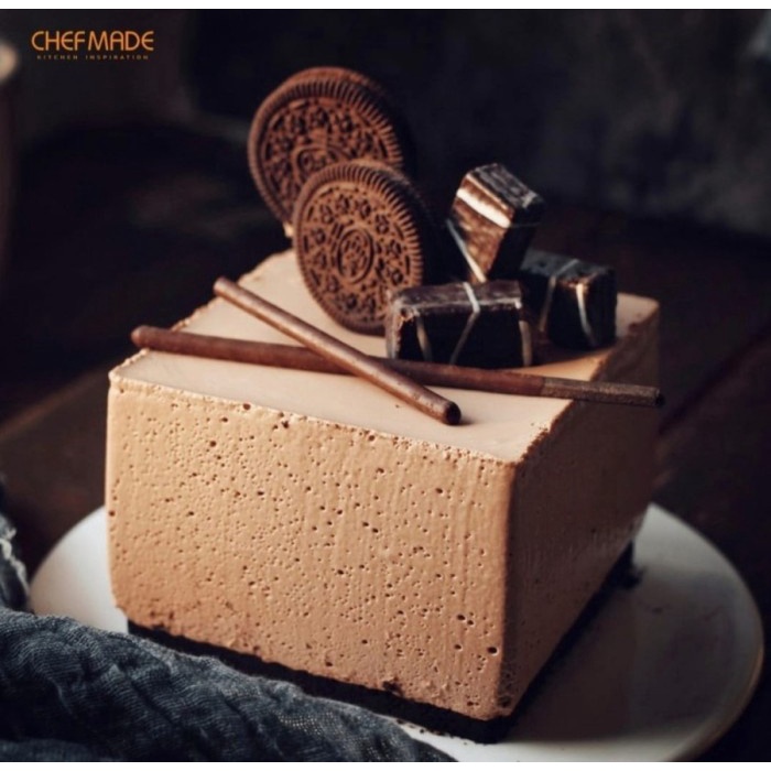 

Chefmade WK9207 - Ring Kotak 4inch / Non Stick Square Mousse Ring