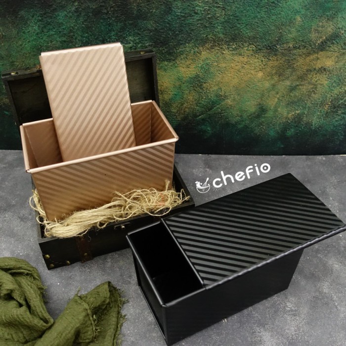

Chefio Loaf Pan Anti Lengket / Loyang Roti Tawar Salur 450g