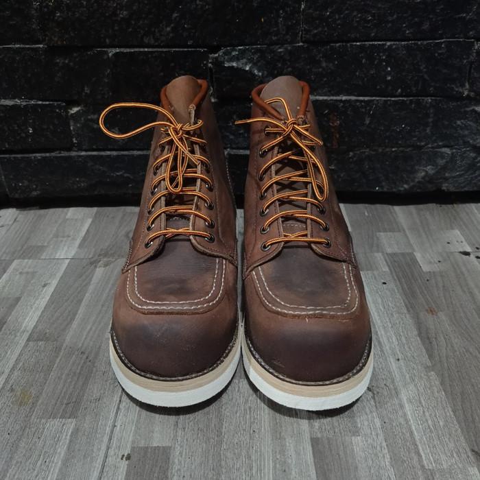 Terlaris Xrider Safety Boots Moc Toe Crazy Horse Edition