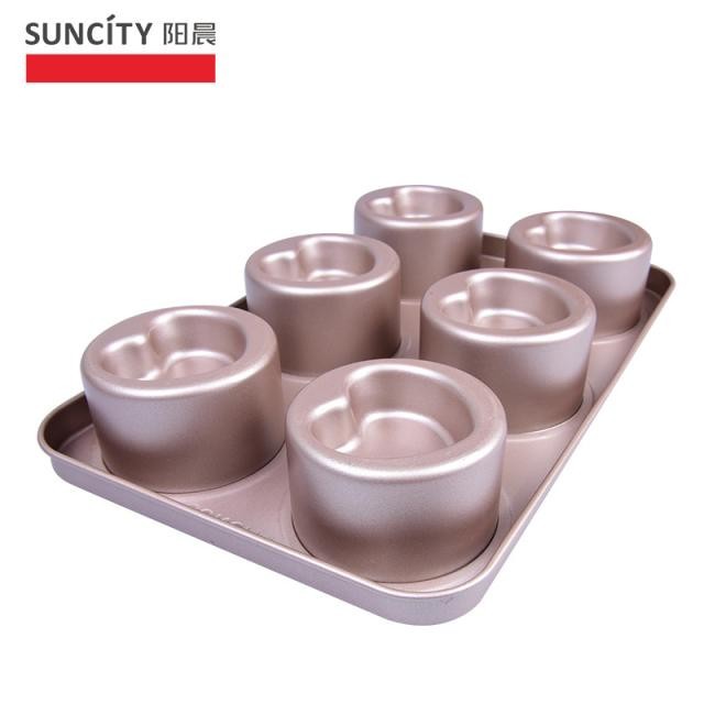 

Suncity YC80113 - Bowl Maker 6cup / Loyang 2 Sisi Motif Love