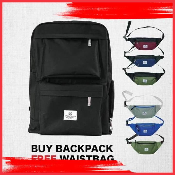 

(MLI) SPECIAL PRICEBAGS SPECIAL BUY 1 GET 1 BELI TAS RANSEL FREE WAISTBAG