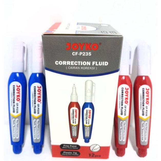 

BI37NH64 Harga Grosir ( 1kotak/12 pcs) Correction Fluid Joyko Cf-P235 53