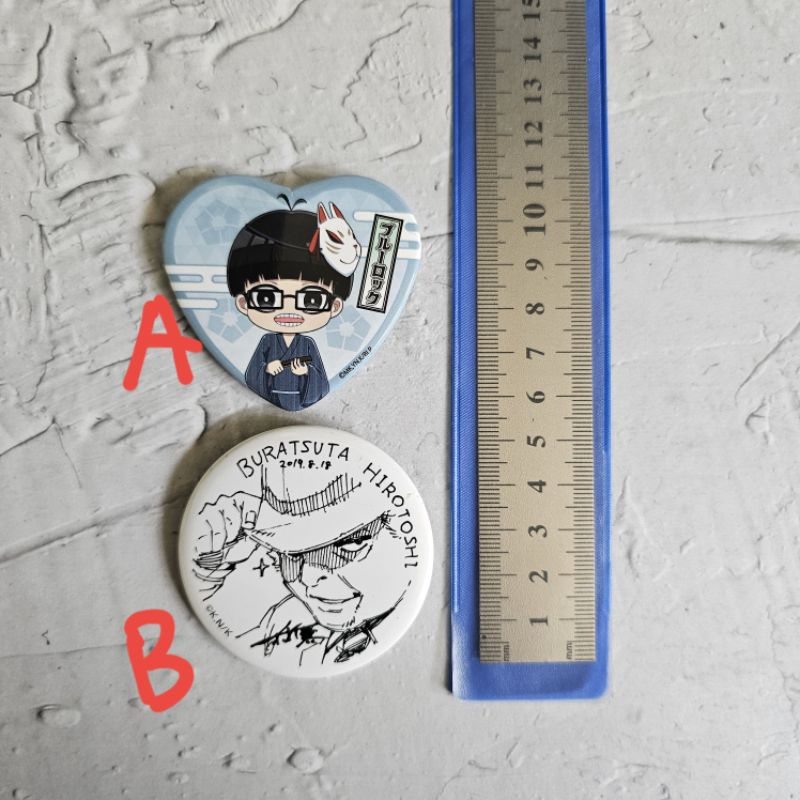 official merch blue lock pin badge jinpachi ego buratsuta