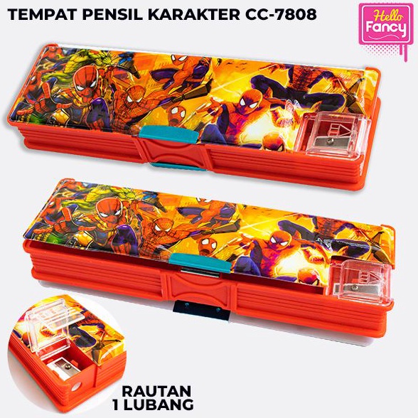 

Tempat Pensil / Pencil Case Magnet + Sharpener CC-7808 ➤COD