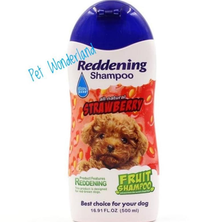 Promo BBN Reddening Strawberry Shampoo 500 ML - Shampoo Anjing Poodle - Shampoo Poodle