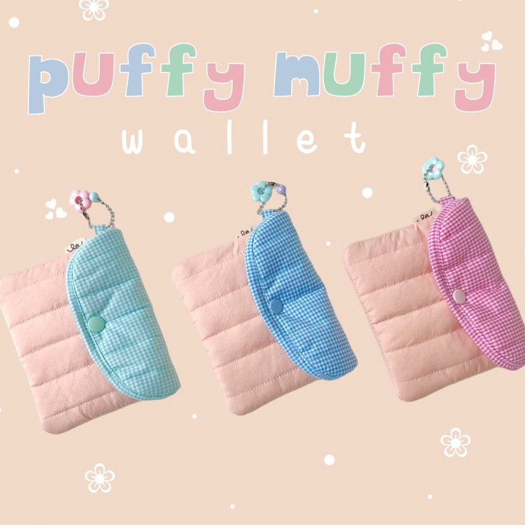 ➺ey Diskon Promo✶ dompet / pouch - PUFFY MUFFY WALLET | LA.IDEAS Y46 ➨